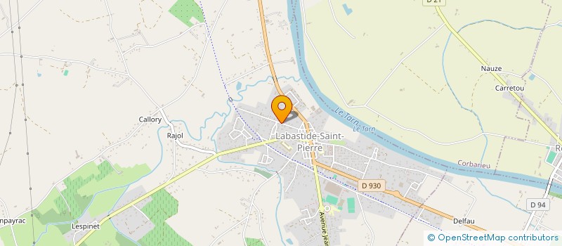 localisation de l'entreprise S2F ANIMATION  LABASTIDE-SAINT-PIERRE