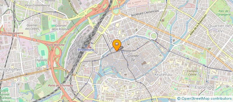 localisation de l'entreprise S2F CONSEIL  STRASBOURG