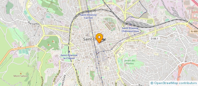localisation de l'entreprise S2F MANAGER à SAINT-ETIENNE