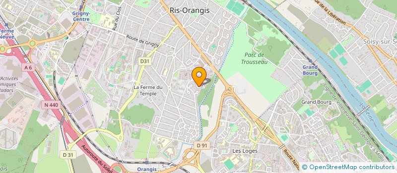 localisation de l'entreprise S2F OFFICE  SAUBENS