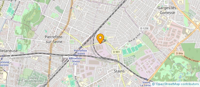 localisation de l'entreprise S2F TRANSPORTS à STAINS