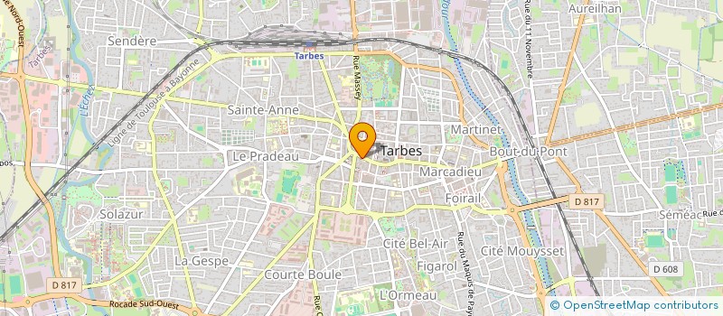 localisation de l'entreprise S2FC  TARBES