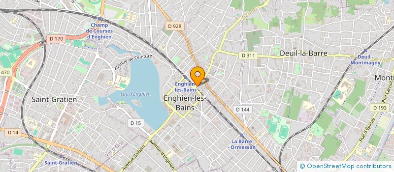 localisation de l'entreprise S2H à ENGHIEN-LES-BAINS