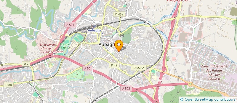 localisation de l'entreprise S2H CONSEILS à AUBAGNE