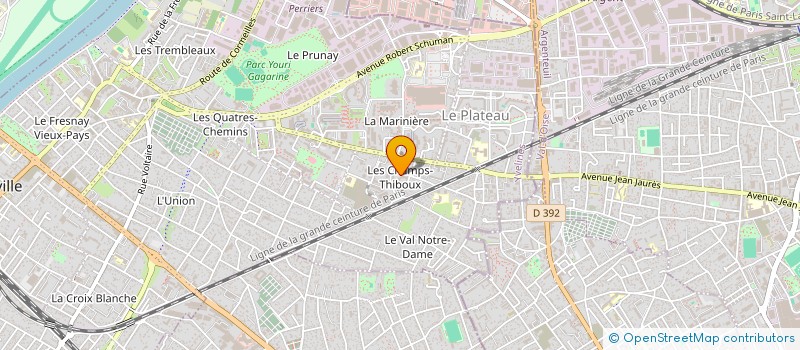 localisation de l'entreprise S2H TRANSPORT  CHAMPIGNY-SUR-MARNE