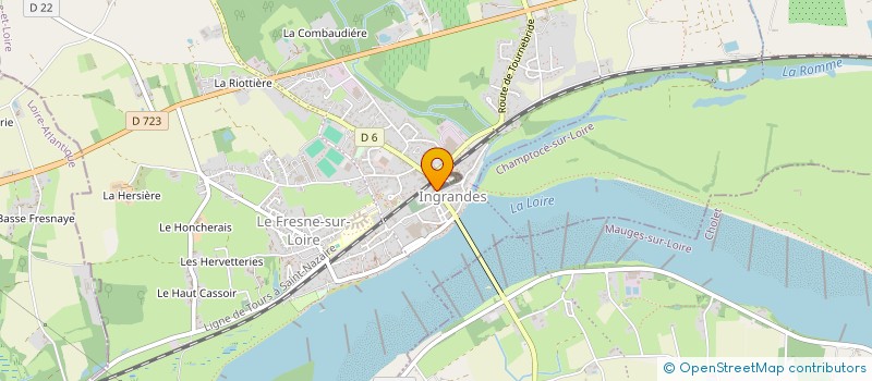 localisation de l'entreprise S2I  INGRANDES-LE-FRESNE-SUR-LOIRE