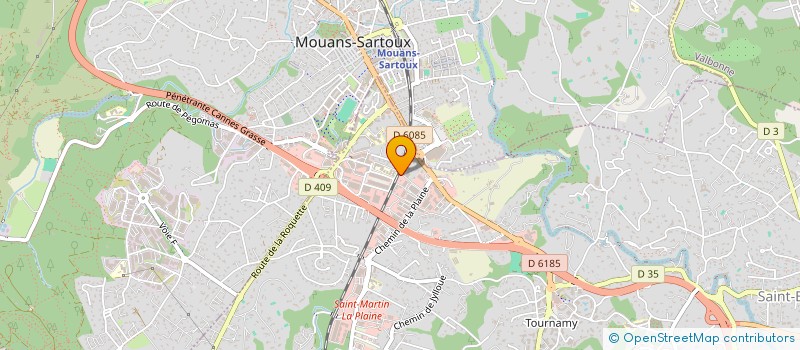 localisation de l'entreprise S2I DIGITAL à MOUGINS