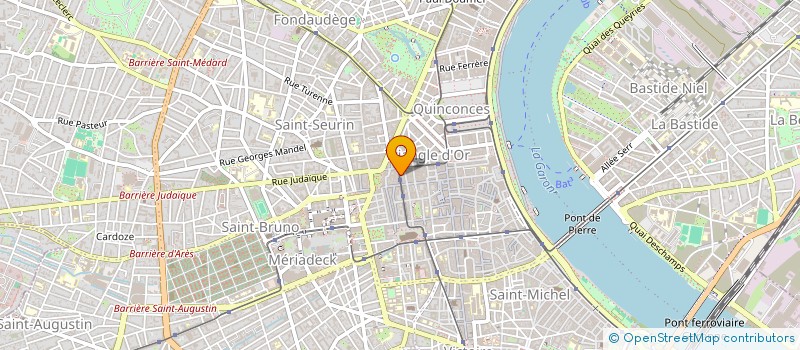 localisation de l'entreprise S2I INGENIERIE à BORDEAUX