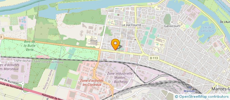 localisation de l'entreprise S2I TECHNOLOGIES  MANTES-LA-JOLIE