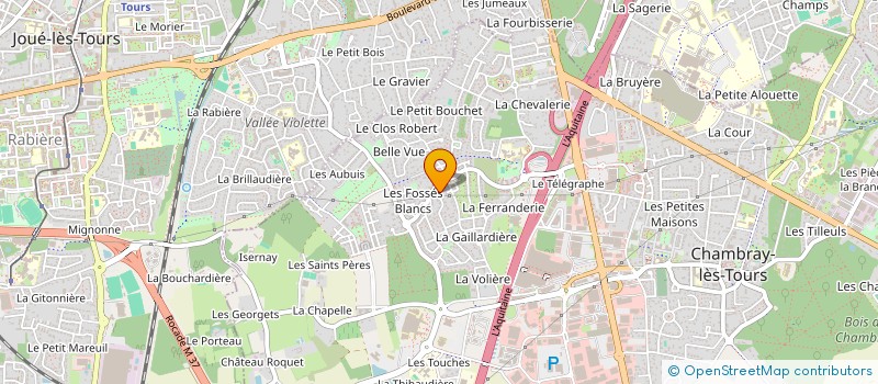 localisation de l'entreprise S2IC  CHAMBRAY-LES-TOURS