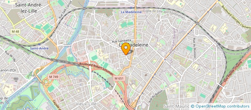 localisation de l'entreprise S2J à LA MADELEINE