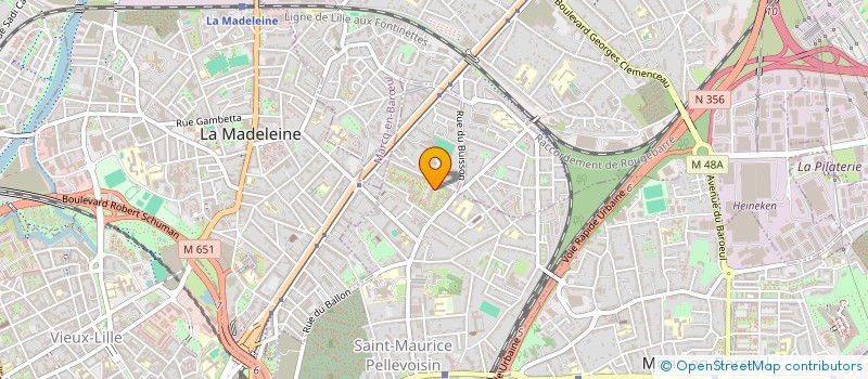 localisation de l'entreprise S2J à LILLE