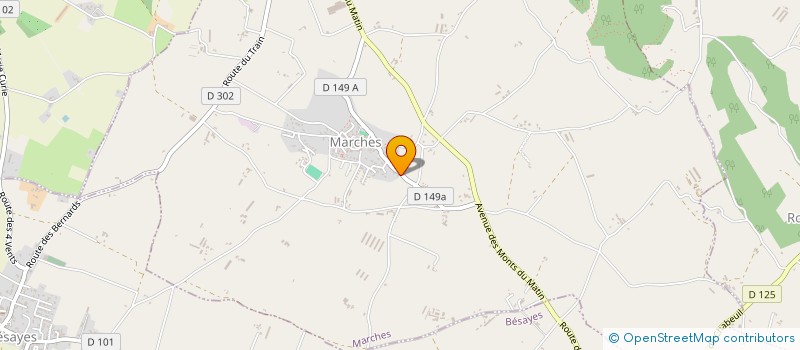 localisation de l'entreprise S2J à MARCHES