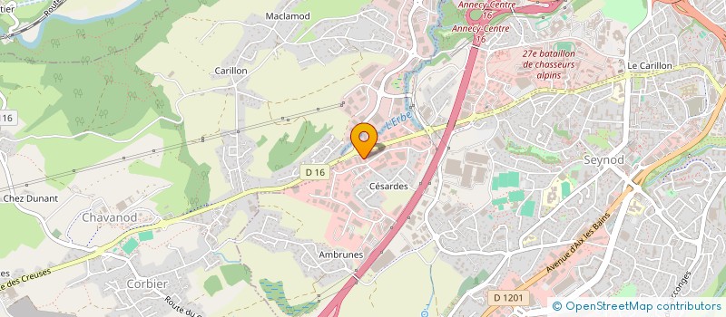 localisation de l'entreprise S2J BATIMENT  ANNECY