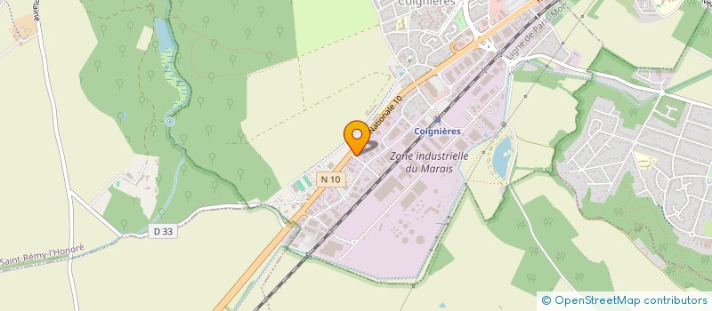 localisation de l'entreprise S2J EXPERTISE COMPTABLE à COIGNIERES