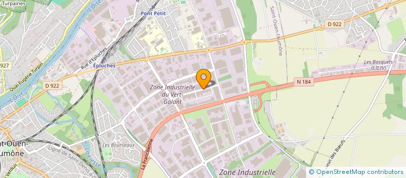 localisation de l'entreprise S2J HOLDING à SAINT-OUEN-L'AUMONE