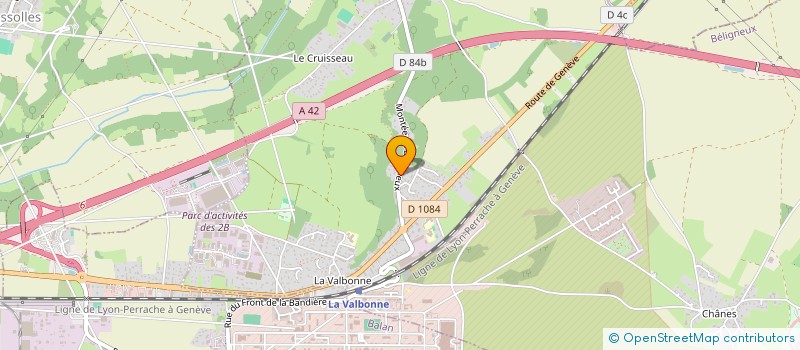 localisation de l'entreprise S2J LOC à BELIGNEUX