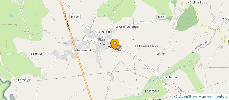 localisation de l'entreprise S2J-ML  AUCEY-LA-PLAINE