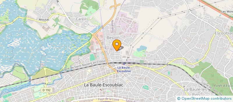 localisation de l'entreprise S2J TRADING à LA BAULE-ESCOUBLAC