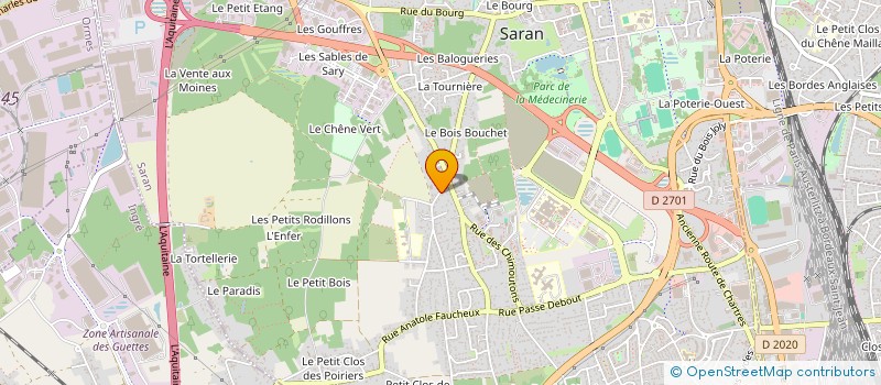 localisation de l'entreprise S2JM à SARAN