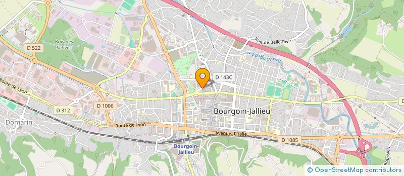 localisation de l'entreprise S2JU  BOURGOIN-JALLIEU