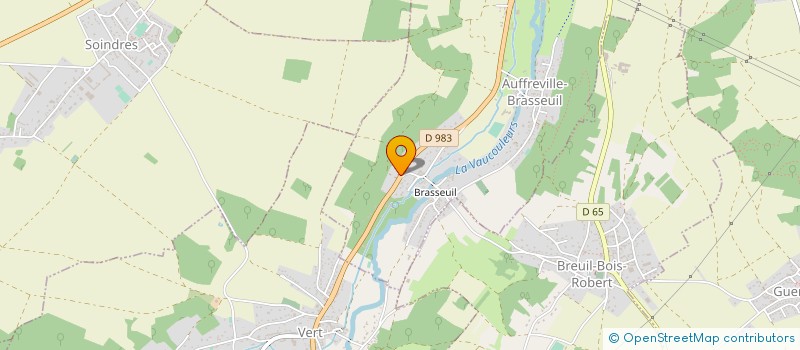 localisation de l'entreprise S2K  AUFFREVILLE-BRASSEUIL