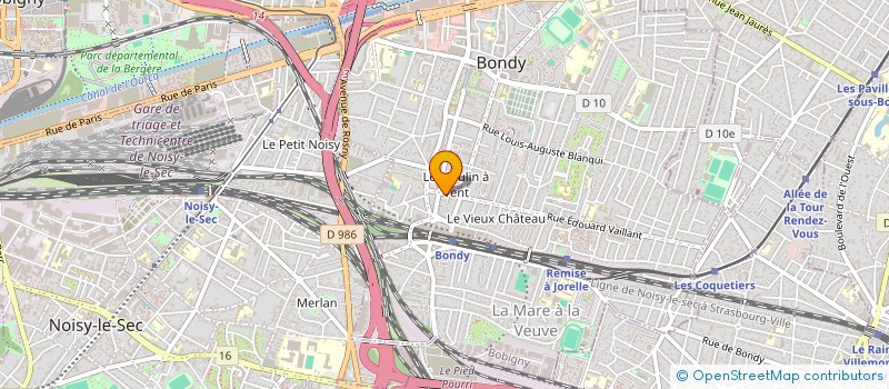 localisation de l'entreprise S2K  BONDY