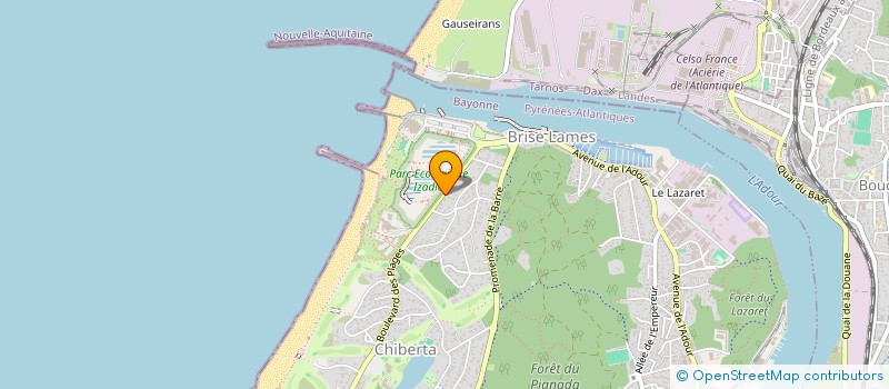 localisation de l'entreprise S2KLC  ANGLET