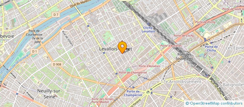 localisation de l'entreprise S2L CONSEIL à LEVALLOIS-PERRET