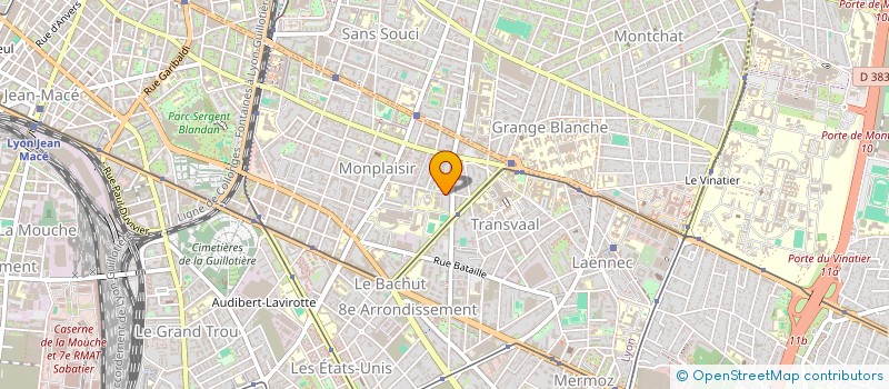 localisation de l'entreprise S2L STUDY LYON LUMIERE  LYON