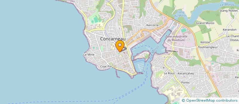 localisation de l'entreprise S2LC HOLDING  CONCARNEAU