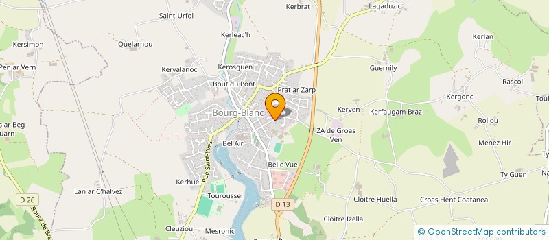 localisation de l'entreprise S2LE  BOURG-BLANC