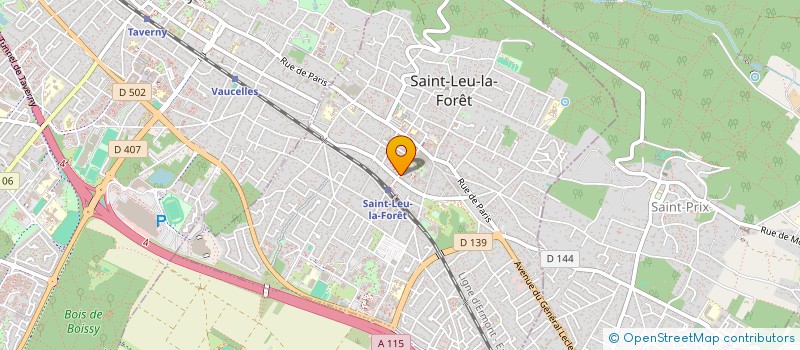 localisation de l'entreprise S2LF IMMOBILIER  SAINT-LEU-LA-FORET