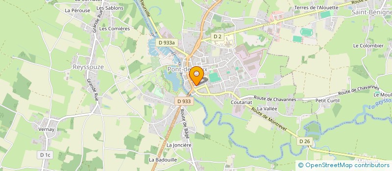 localisation de l'entreprise S2M à PONT-DE-VAUX