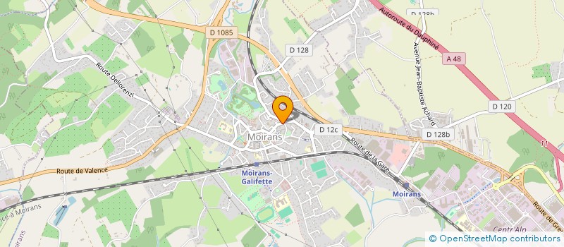 localisation de l'entreprise S2M  MOIRANS