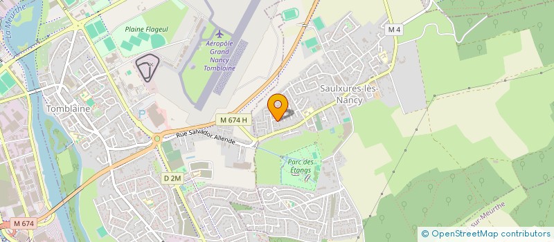 localisation de l'entreprise S2M  SAULXURES-LES-NANCY