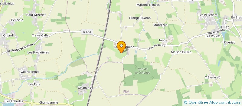 localisation de l'entreprise S2M  ST-ETIENNE-SUR-CHALARONNE