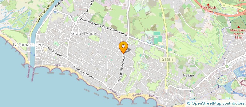 localisation de l'entreprise S2M CONSEILS & DISTRIBUTION  AGDE