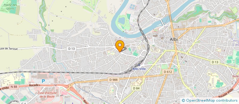 localisation de l'entreprise S2M CONSEILS & FORMATIONS à ALBI