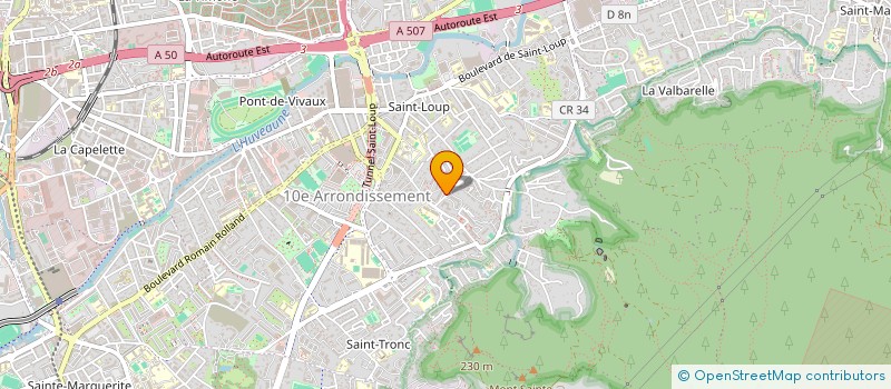 localisation de l'entreprise S2M CONSTRUCTION à MARSEILLE