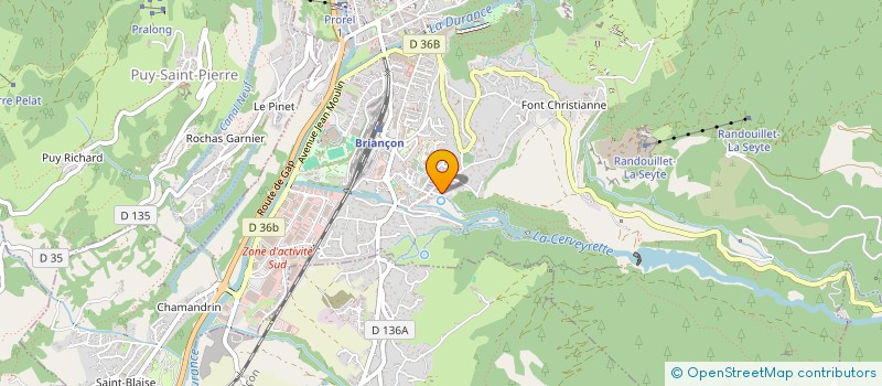 localisation de l'entreprise S2M DEVELOPPEMENT à BRIANCON