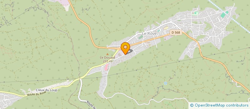 localisation de l'entreprise S2M ENERGIE  LE ROVE