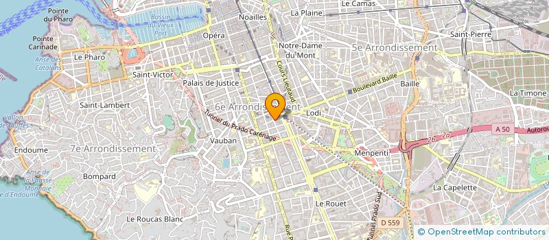 localisation de l'entreprise S2M IMMOBILIER à MARSEILLE