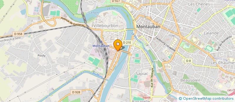 localisation de l'entreprise S2M NEGOCE à MONTAUBAN