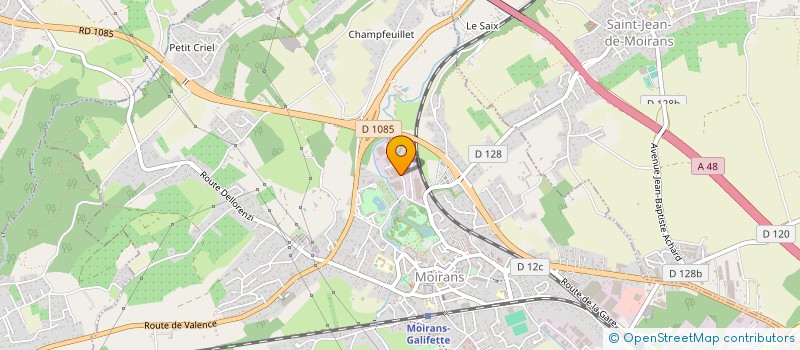 localisation de l'entreprise S2M' POSE à MOIRANS