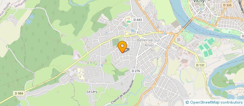 localisation de l'entreprise S2M SARL à BELLERIVE-SUR-ALLIER