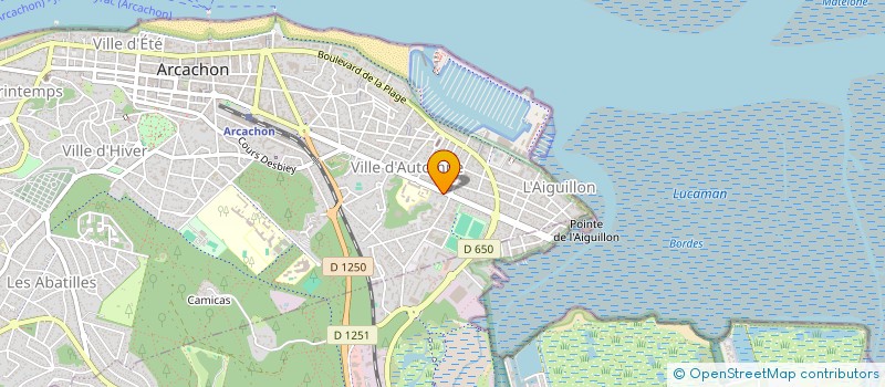 localisation de l'entreprise S2MB à ARCACHON