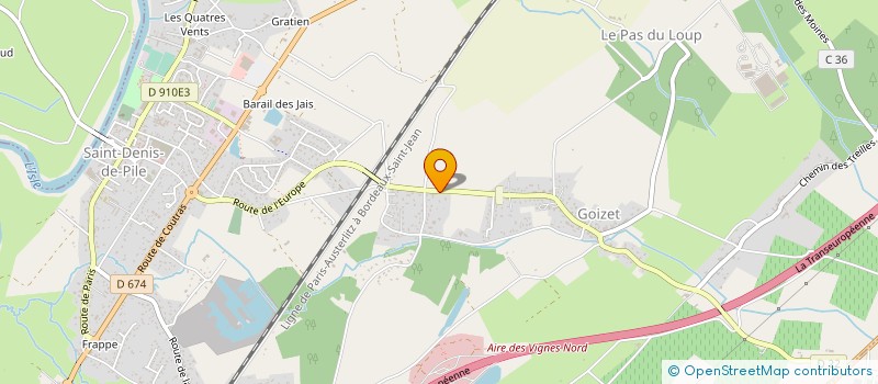 localisation de l'entreprise S2MC PATRIMOINE  SAINT-DENIS-DE-PILE