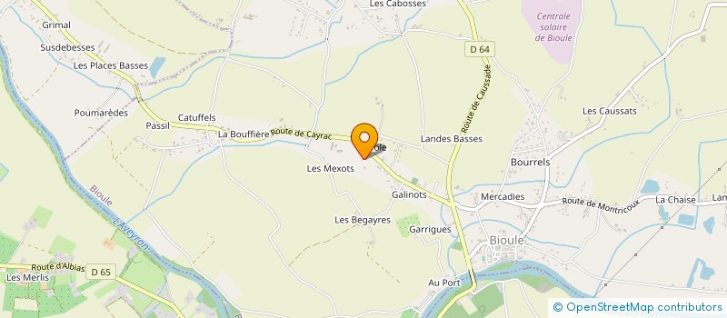 localisation de l'entreprise S2MI (SERVICES MAINTENANCE MECANIQUE INDUSTRIELLE)  BIOULE