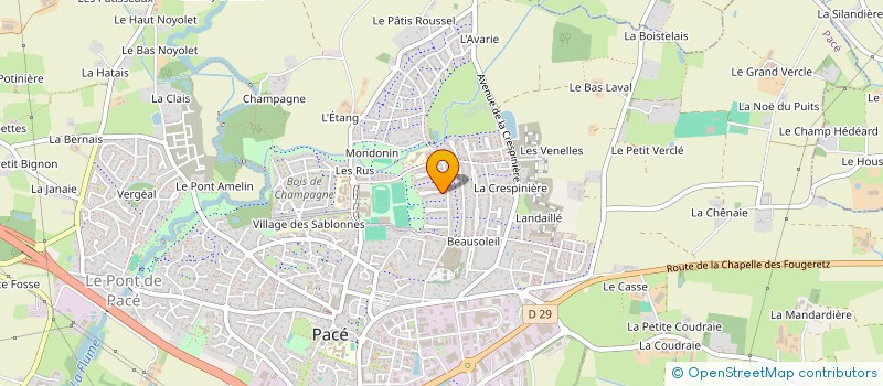 localisation de l'entreprise S2ML  PACE